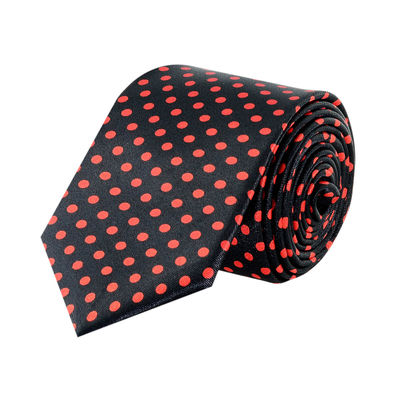 Tiekart kids black polka dot tie