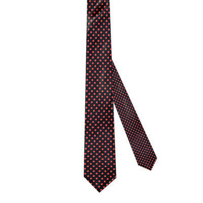 Tiekart kids black polka dot tie