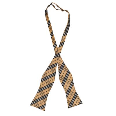 Tiekart men multi checked open bow tie