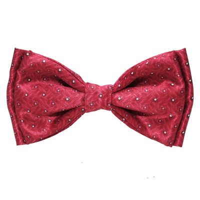 Tiekart men wine   knotted double bow tie