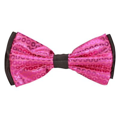 Tiekart men pink   knotted double bow tie