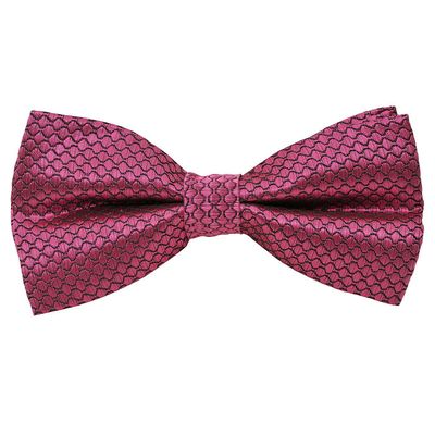 Tiekart men pink   knotted double bow tie