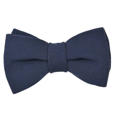 Tiekart men blue plain solids  knotted double bow tie