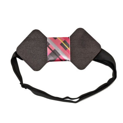 Tiekart men multi wooden partywear bow tie