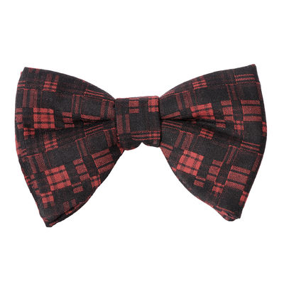 red impression bow ties for men