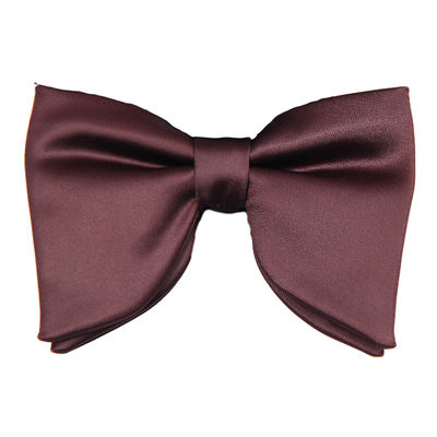 Plum Plain Micro Fiber Tuxedo Bow Tie for Men