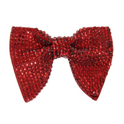 Bow Tie-tuxedo-red And Black Stone Embelished Designer Partywear And  Wedding Bow Tie For Men