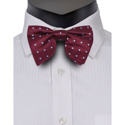 Bow Tie-Tuxedo-Maroon Polka Dots Bow Tie for Men