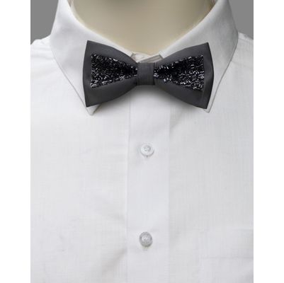 Bow Tie-Stone Embelished Designer Partywear and Wedding Bow Tie for Men
