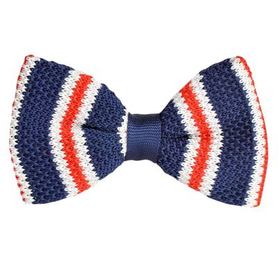 Tiekart men multi striped  knotted bow tie