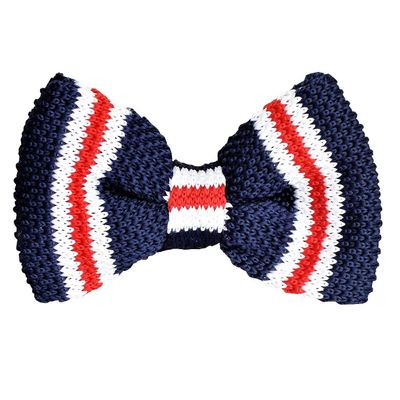 Tiekart men multi striped  knotted bow tie