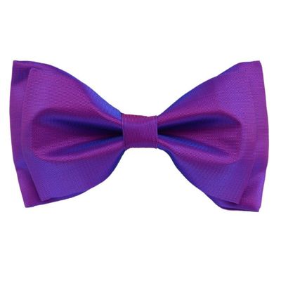 Tiekart men purple plain solids  knotted double bow tie