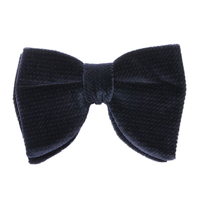 blue velvet plain bow ties partywear for men