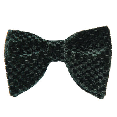 Green Velvet Tuxedo Bow Tie for Men