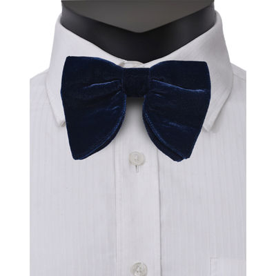 Bow Tie-Tuxedo-Blue velvet Designer Partywear and Wedding Bow Tie for Men