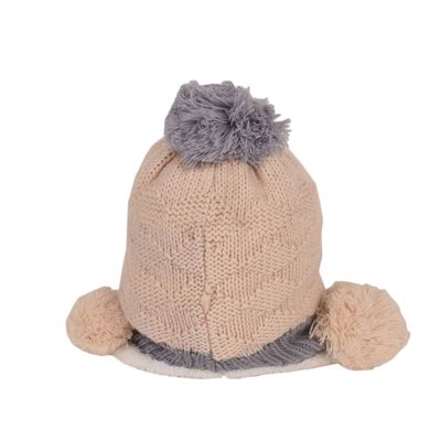 Tiekart kids beige woollen cap