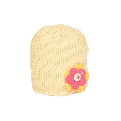 Tiekart kids peach floral cap