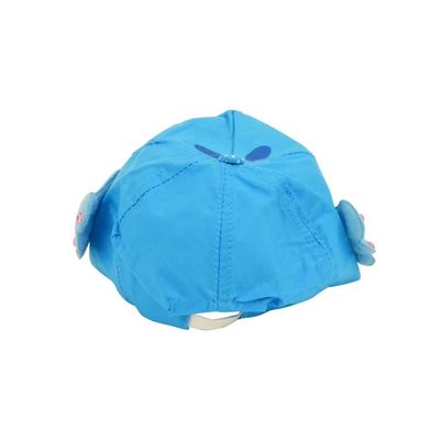Tiekart kids blue cotton & velvet cap