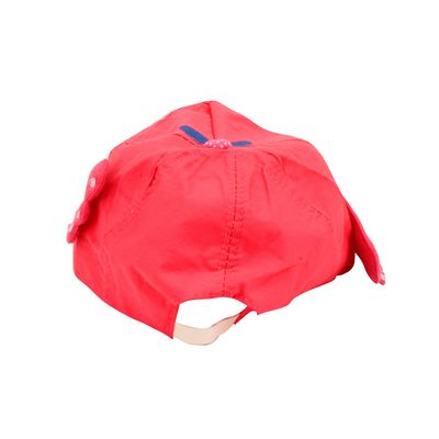 Tiekart kids pink  cotton & velvet cap