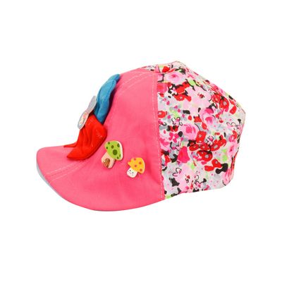 Tiekart kids pink floral  cap