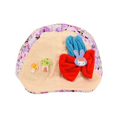 Tiekart kids purple floral cap