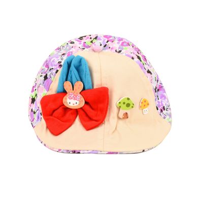 Tiekart kids purple floral cap