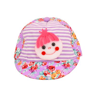 Tiekart kids purple floral cap