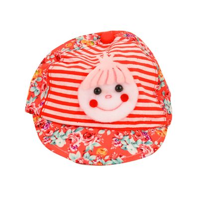 Tiekart kids red floral cap