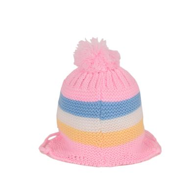 Tiekart kids multi floral wollen cap