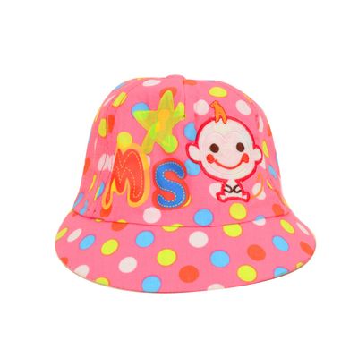 Tiekart kids pink polka dot  cap