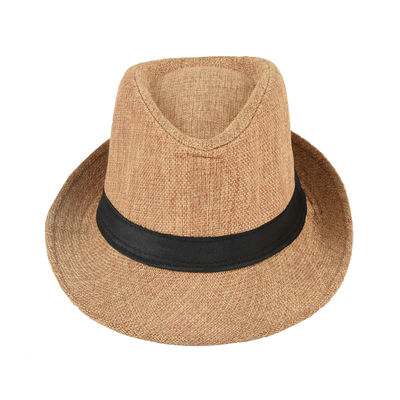 Tiekart kids brown plain solids  hat