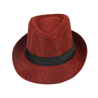 Tiekart kids red plain solids  hat