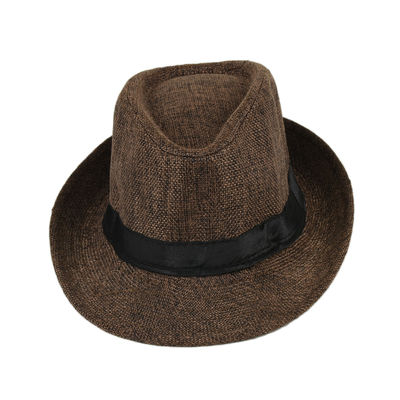 Tiekart kids brown plain solids  hat