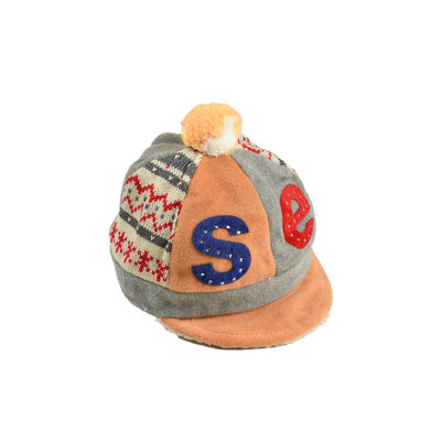 Smart Grey Designer Winter Warm Woolen cap for Kids