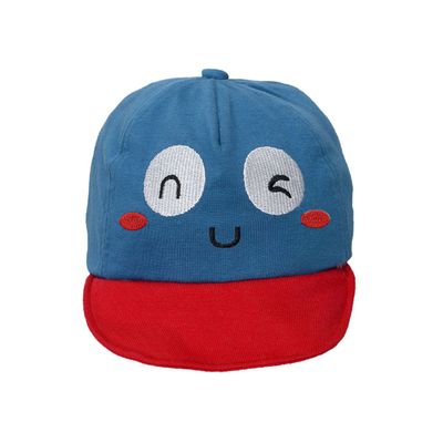 Kids Cap Blue & Red - Just so cute