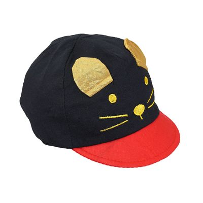 Kids Cap Black & Red - Just so cute