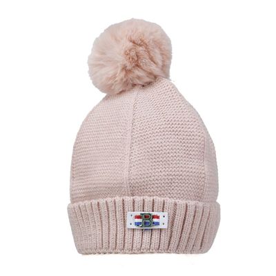 Pink Warm baby cap for winters - Just so cute