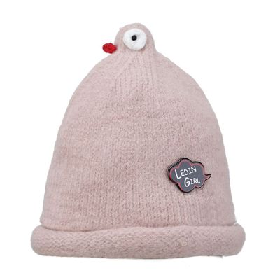 Pink Warm baby cap for winters - Just so cute