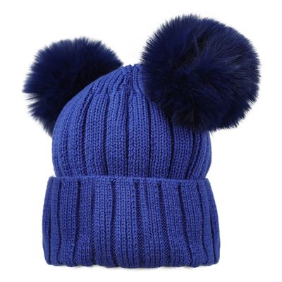 Blue Warm baby cap for winters - Just so cute