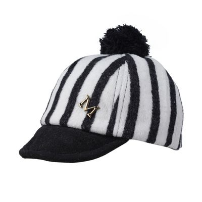 Black & White Warm baby cap for winters - Just so cute