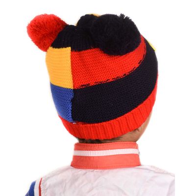 Tiekart kids multi woollen cap