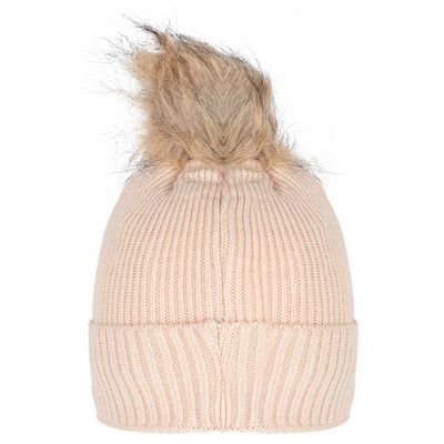 Cream Warm baby cap for winters - Just so cute