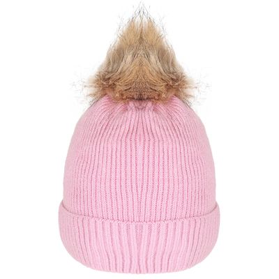 Pink Warm baby cap for winters - Just so cute