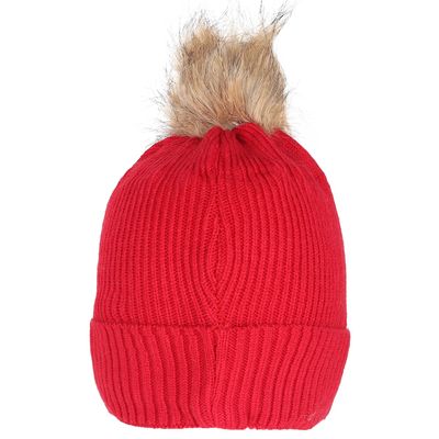 Red Warm baby cap for winters - Just so cute