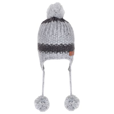 Grey Warm baby cap for winters - Just so cute