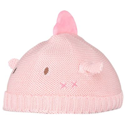 Pink Warm baby cap for winters - Just so cute