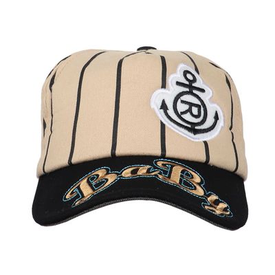 Kids Cap Beige & Black -Just so cute