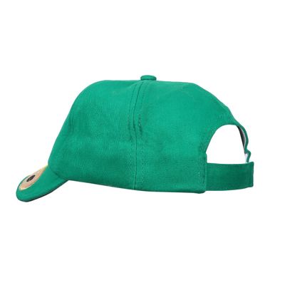 Kids Cap Green Teddy Design  - Just so cute