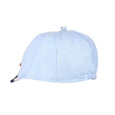 Kids Cap Sky Blue Teddy Design  - Just so cute