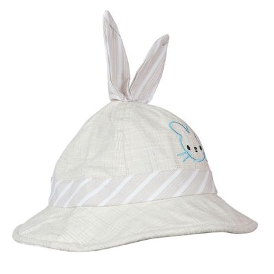 Kids cap Bunny design  Beige  - Just so cute